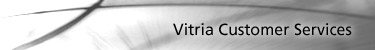 Vitria Customer Services